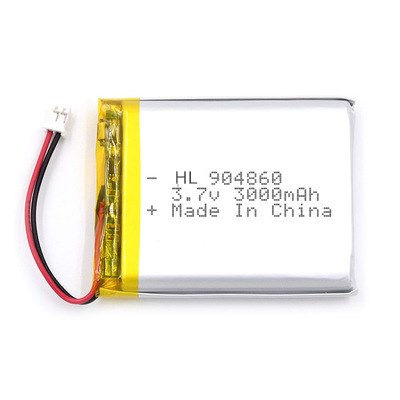 聚合物锂电池备用电源果汁机904860-3000mAh